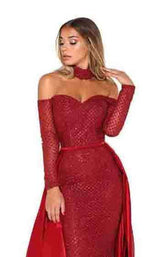 39 of 50 Portia and Scarlett Emerald Gown Red