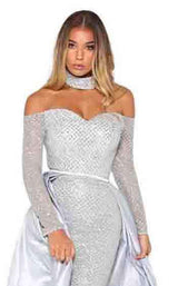 46 of 50 Portia and Scarlett Emerald Gown Silver