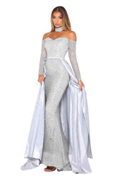 43 of 50 Portia and Scarlett Emerald Gown Silver