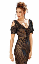 3 of 4 MNM Couture F00530 Black