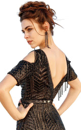 4 of 4 MNM Couture F00530 Black