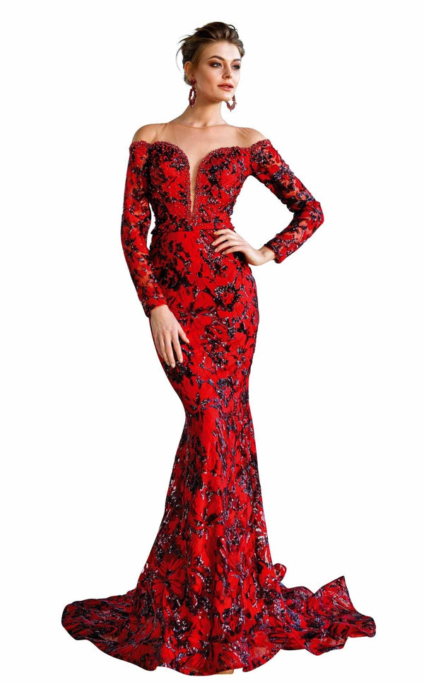 MNM Couture F00564 Red