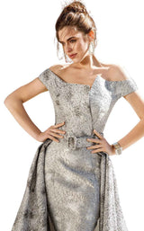 2 of 2 MNM Couture F00590 Grey