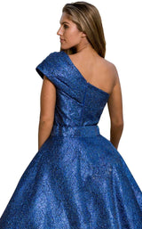 4 of 4 MNM Couture F00613 Dress Royal-Blue