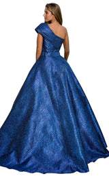 2 of 4 MNM Couture F00613 Dress Royal-Blue