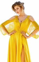 2 of 2 MNM Couture F6274 Salmon