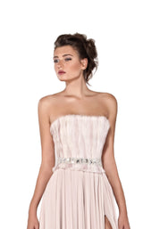 3 of 4 Revive by Tony Ward Fiona Dress Off-White-Light-Pink
