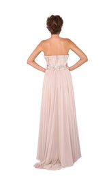 2 of 4 Revive by Tony Ward Fiona Dress Off-White-Light-Pink