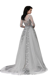 2 of 4 Revive by Tony Ward Freya Dress Light-Grey