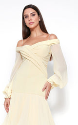 4 of 6 Zeena Zaki FW202106 Dress Yellow