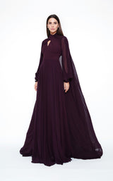 Zeena Zaki FW202113 Dress Dark-Purple