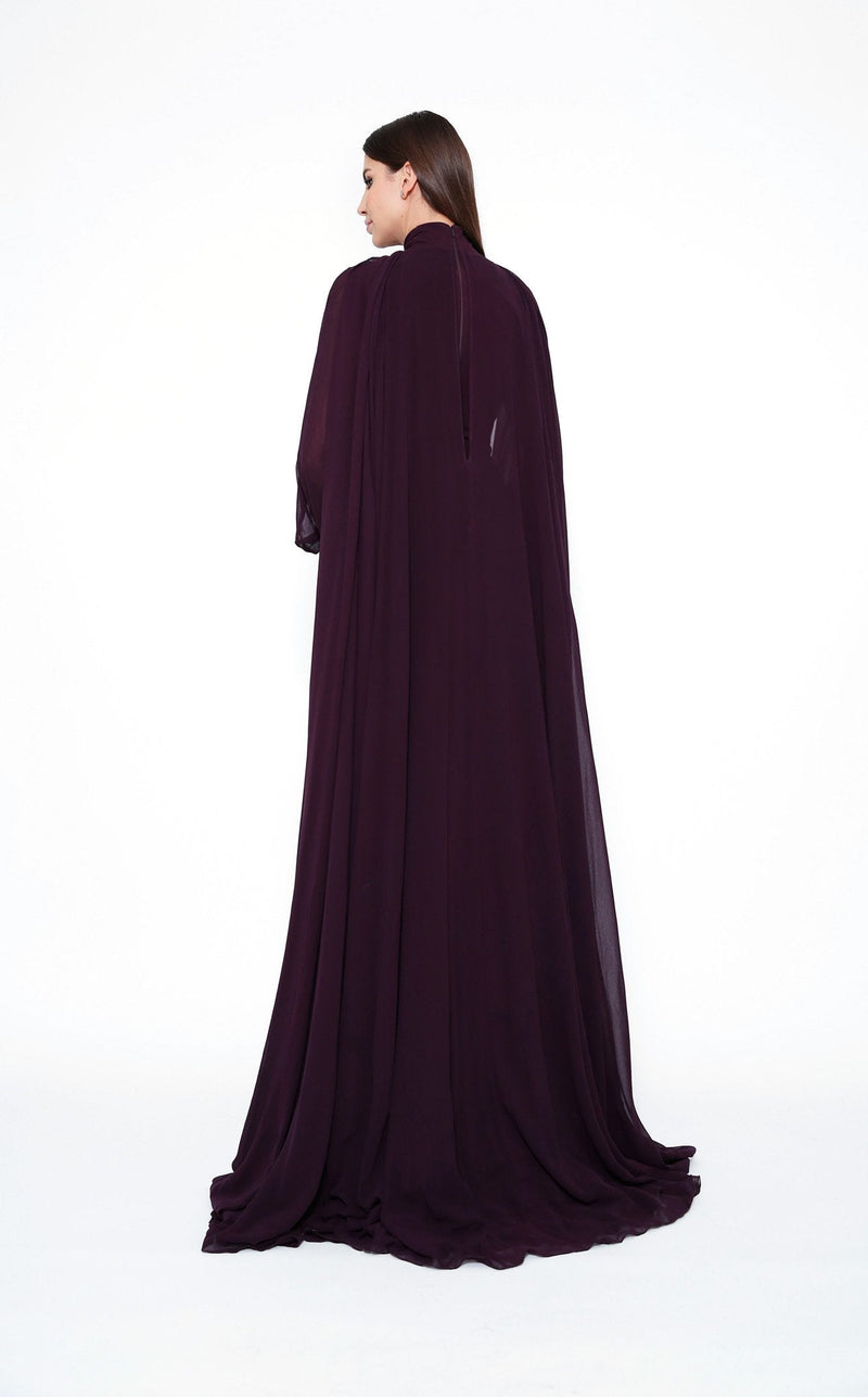 Zeena Zaki FW202113 Dress Dark-Purple