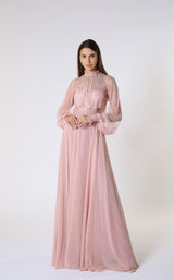 1 of 6 Zeena Zaki FW212205 Dress Pink