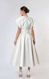 2 of 2 Zeena Zaki FW212208 Dress White