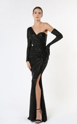 1 of 2 Zeena Zaki FW212210 Dress Black