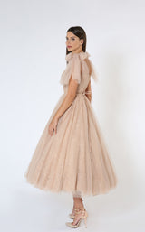 5 of 6 Zeena Zaki FW212211 Dress Beige