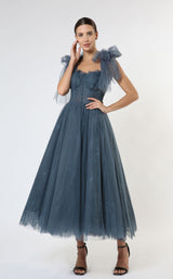 2 of 6 Zeena Zaki FW212211 Dress Green