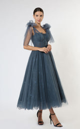 6 of 6 Zeena Zaki FW212211 Dress Green