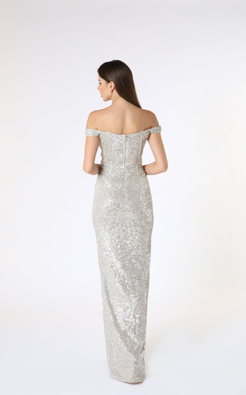 Zeena Zaki FW212212 Dress Silver