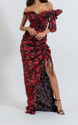 2 of 6 Zeena Zaki FW222303 Red/Black