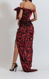 5 of 6 Zeena Zaki FW222303 Red/Black