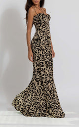 2 of 3 Zeena Zaki FW222323 Tiger-Print