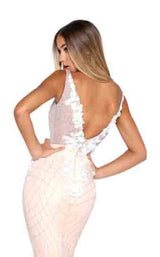 8 of 8 Portia and Scarlett Florance Gown Ivory/Nude