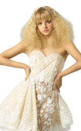 4 of 6 MNM Couture G0882 Ivory