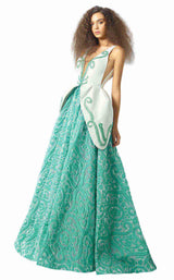 1 of 4 MNM Couture G0888 Aqua