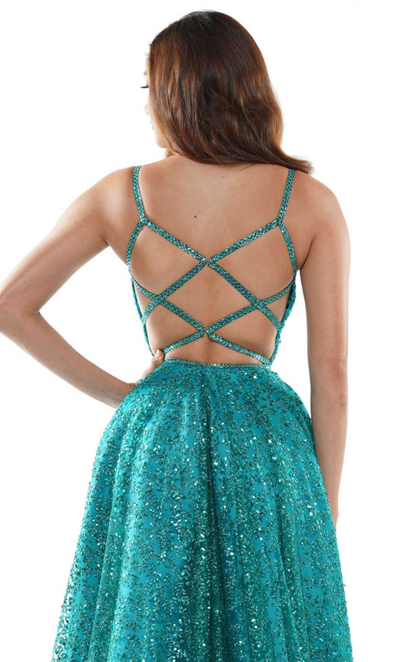 Colors Dress G1020 Dress Emerald