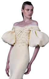 6 of 9 MNM Couture G1035 Yellow