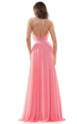 Colors Dress G1038 Dress Coral-Pink