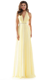 2 of 16 Colors Dress G1038 Dress Light-Yellow