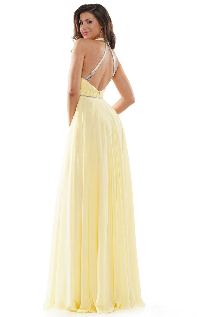 Colors Dress G1038 Dress Light-Yellow
