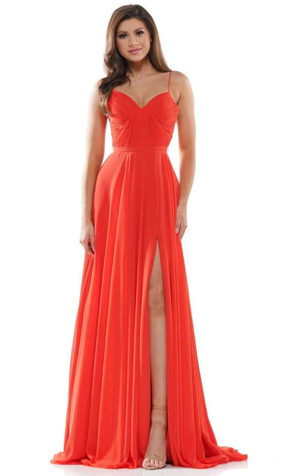 Colors Dress G1039 Dress Orange
