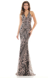 2 of 10 Colors Dress G1070 Dress Black-Rose-Gold