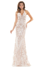 3 of 10 Colors Dress G1070 Dress White-Rose-Gold