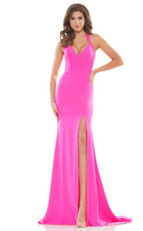 2 of 10 Colors Dress G1071 Dress Hot-Pink