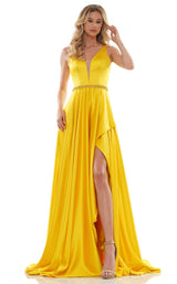 Colors Dress G1073 Dress Yellow