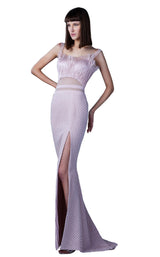 1 of 5 MNM Couture G1087 Taupe