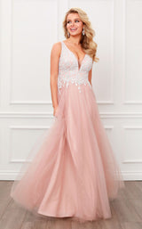 1 of 4 Nox Anabel G443 Dress Tan-White