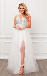 1 of 4 Nox Anabel G445 Dress White-Multi