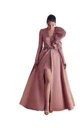 1 of 2 Gatti Nolli Couture GA5091 Dress Mauve