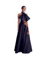 1 of 2 Gatti Nolli Couture GA5095 Dress Black-Multi