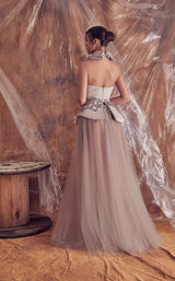 2 of 2 Gatti Nolli Couture GA5100GA5102 Dress Nude-Grey