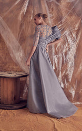 2 of 2 Gatti Nolli Couture GA5103GA5205 Jumpsuit Silver