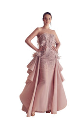 1 of 2 Gatti Nolli Couture GA5106 Dress Rose