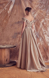 2 of 2 Gatti Nolli Couture GA5109 Dress Gold