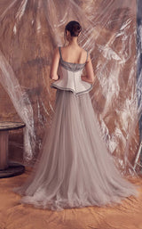 2 of 3 Gatti Nolli Couture GA5112 Dress Nude-Grey