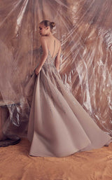 2 of 2 Gatti Nolli Couture GA5114 Dress Nude-Grey